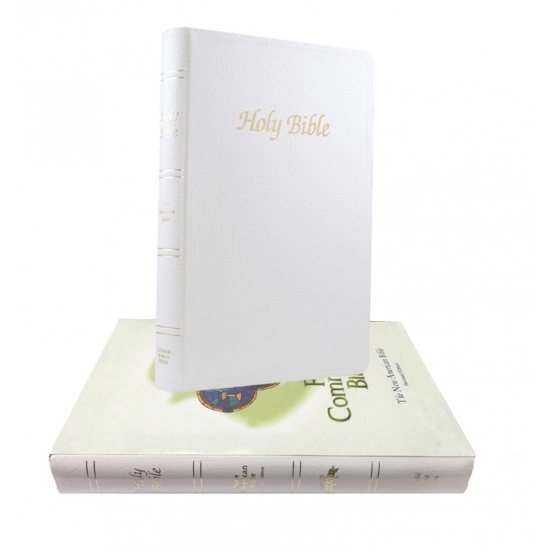 FIRST COMMUNION BIBLE - WHITE