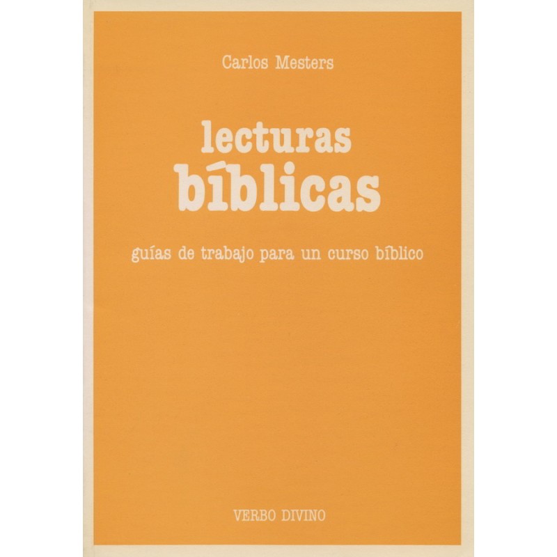 LECTURAS BÍBLICAS GUÍAS PARA CURSO BÍBLICO