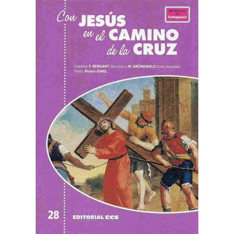 POSTER CON JESÚS EN EL CAMINO DE LA CRUZ