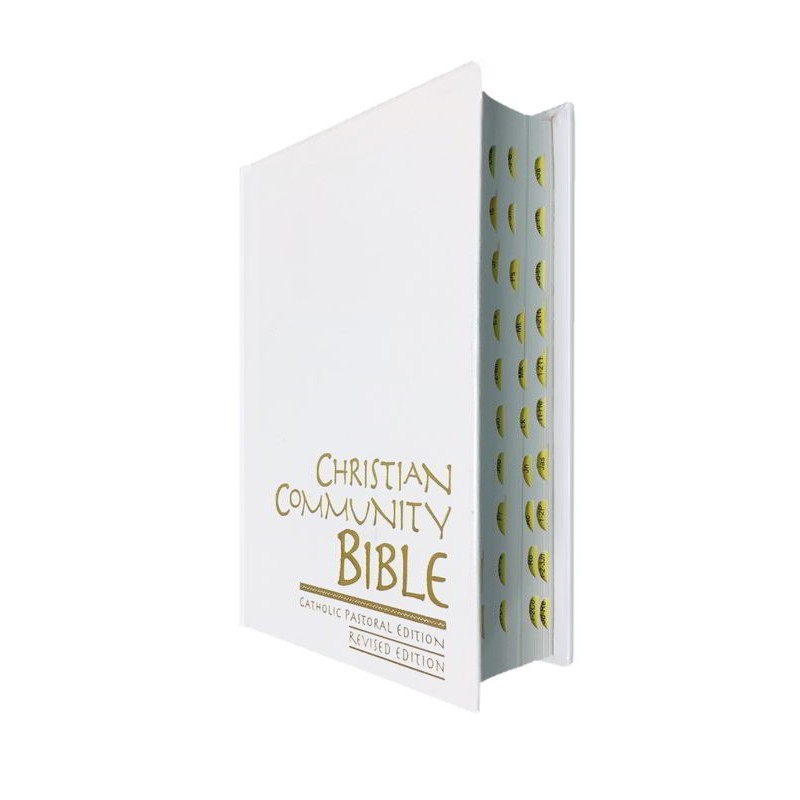 CHRISTIAN COMMUNITY BIBLE SMALL WHITE INDEX